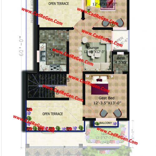 X House Plan Free Cad Dwg File Cadregen