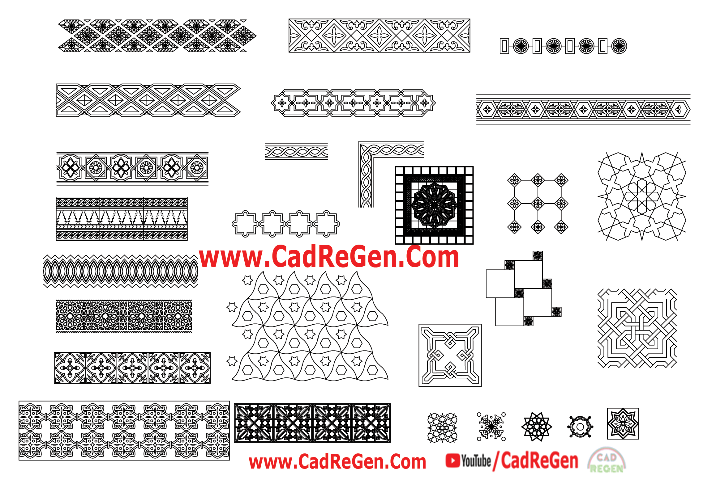arabic-decorative-geometrical-patternsl