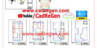 30X60 30X59 32X60 House Plan Floor Plan Architecture Plan DWG Cadregen