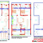 30X60 30X59 32X60 House Plan Floor Plan Cadregen