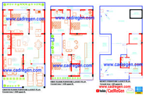 30X60 30X59 32X60 House Plan Floor Plan Cadregen