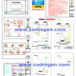 30X60 30X59 32X60 House Plan Floor Plan Sewerage Layout Plan DWG Cadregen