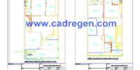 30X60 30X59 32X60 House Plan Floor Plan Water Supply Layout Plan DWG Cadregen