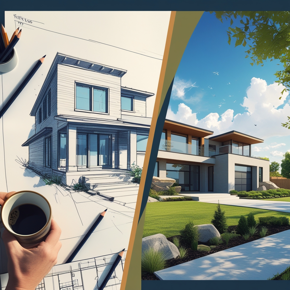 from-sketch-to-structure-the-process-of-designing-a-custom-home-An-artistic-splitscreen-digital-illustration-cadregen